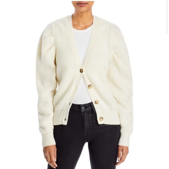 Cinq A Sept Carly Cardigan in Ivory XS